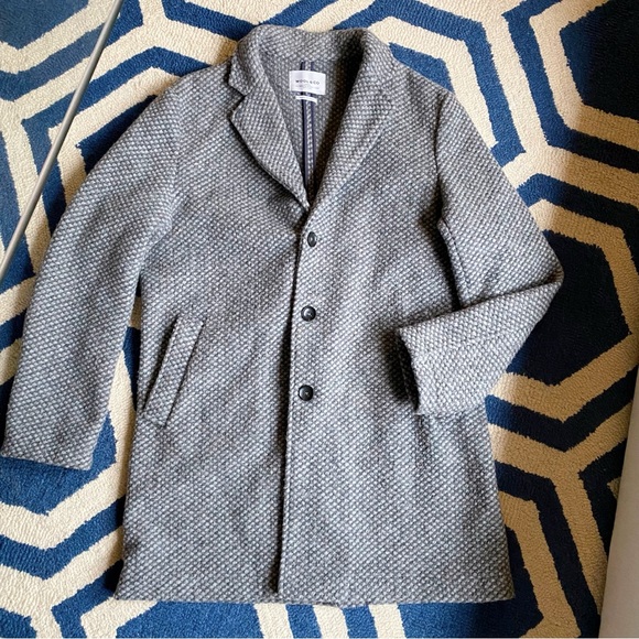 🩶 PLUS TALL WOOL & CO GREY CLASSIC WOOL BLEND WINTER COAT! - Picture 8 of 16